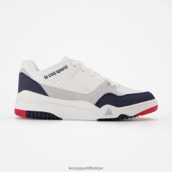 Le Coq Sportif Ayakkabı - Le Coq Sportif Ayakkabı Dynactif T1000 Tricolore Denim Beyaz erkekler 0J64V8271 ayakkabı
