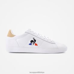 Le Coq Sportif Ayakkabı - Le Coq Sportif Ayakkabı Mahkemesi Beyaz erkekler 0J64V8589 ayakkabı