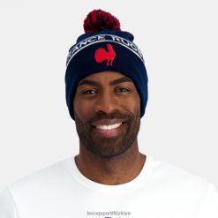 Le Coq Sportif Ayakkabı - Le Coq Sportif Beanie Mavi erkekler 0J64V8304 aksesuarlar