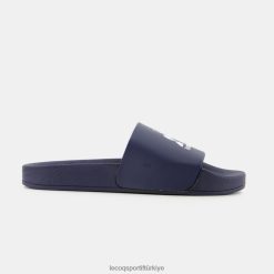 Le Coq Sportif Ayakkabı - Le Coq Sportif Fransa mavisi ile yapılmış slaytlar çocuklar 0J64V8424 ayakkabı