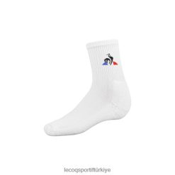 Le Coq Sportif Ayakkabı - Le Coq Sportif Futbol Çorap Beyaz erkekler 0J64V8292 aksesuarlar