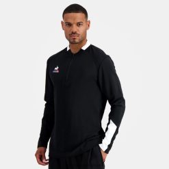 Le Coq Sportif Ayakkabı - Le Coq Sportif Sweatshirt siyahı erkekler 0J64V876 giyim