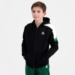 Le Coq Sportif Ayakkabı - Le Coq Sportif Zip çok renkli zip ile kapüşonlu sweatshirt çocuklar 0J64V8391 giyim