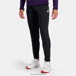 Le Coq Sportif Ayakkabı - Le Coq Sportif moda pantolon siyah erkekler 0J64V882 giyim
