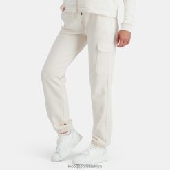 Le Coq Sportif Ayakkabı - Le Coq Sportif pantolon beyaz kadınlar 0J64V8322 giyim