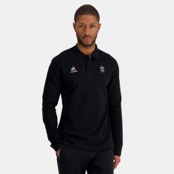Le Coq Sportif Ayakkabı - Le Coq Sportif polo siyahı erkekler 0J64V8487 giyim