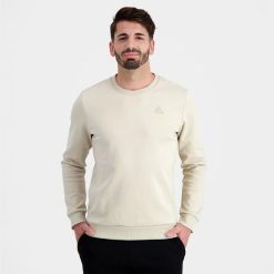 Le Coq Sportif Ayakkabı - Le Coq Sportif sweatshirt kahverengi erkekler 0J64V810 giyim