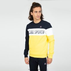 Le Coq Sportif Ayakkabı - Le Coq Sportif sweatshirt mavi erkekler 0J64V8484 giyim