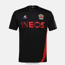 Le Coq Sportif Ayakkabı - Le Coq Sportif tişört siyahı erkekler 0J64V8208 giyim