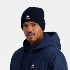 Le Coq Sportif Eşofman - Le Coq Sportif Beanie Mavi erkekler 0J64V8306 aksesuarlar
