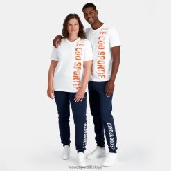 Le Coq Sportif Eşofman - Le Coq Sportif moda tişört beyaz erkekler 0J64V8162 giyim