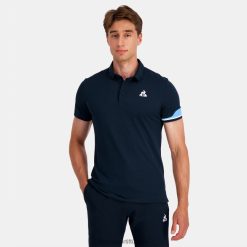 Le Coq Sportif Eşofman - Le Coq Sportif polo mavisi erkekler 0J64V8132 giyim