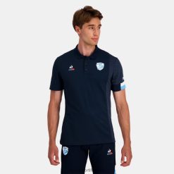 Le Coq Sportif Eşofman - Le Coq Sportif polo mavisi erkekler 0J64V8135 giyim