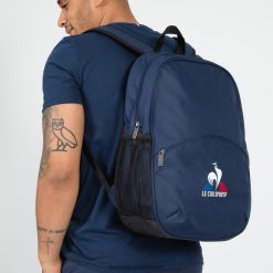 Le Coq Sportif Eşofman - Le Coq Sportif sırt çantası mavisi erkekler 0J64V8300 aksesuarlar
