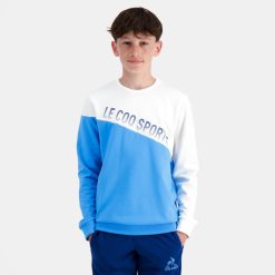 Le Coq Sportif Eşofman - Le Coq Sportif sweatshirt mavi çocuklar 0J64V8396 giyim