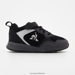 Le Coq Sportif Türkiye - Le Coq Sportif Ayakkabı R500 Bebek Spor Siyahı çocuklar 0J64V8416 ayakkabı