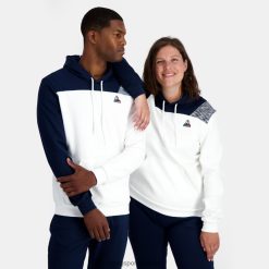 Le Coq Sportif Türkiye - Le Coq Sportif kapüşonlu sweatshirt beyaz erkekler 0J64V820 giyim