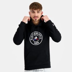 Le Coq Sportif Türkiye - Le Coq Sportif kapüşonlu sweatshirt siyah erkekler 0J64V844 giyim