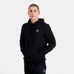Le Coq Sportif Türkiye - Le Coq Sportif kapüşonlu sweatshirt siyah erkekler 0J64V865 giyim