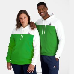 Le Coq Sportif Türkiye - Le Coq Sportif kapüşonlu sweatshirt yeşil erkekler 0J64V817 giyim