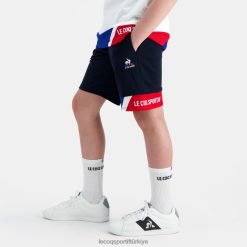 Le Coq Sportif Türkiye - Le Coq Sportif mavi şort çocuklar 0J64V8407 giyim