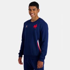 Le Coq Sportif Türkiye - Le Coq Sportif sweatshirt mavi erkekler 0J64V838 giyim