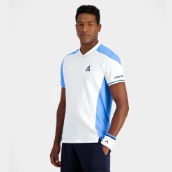 Le Coq Sportif Türkiye - Le Coq Sportif tişört beyaz erkekler 0J64V8212 giyim