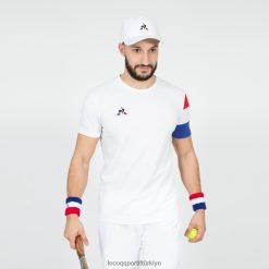 Le Coq Sportif Türkiye - Le Coq Sportif tişört beyaz erkekler 0J64V8497 giyim