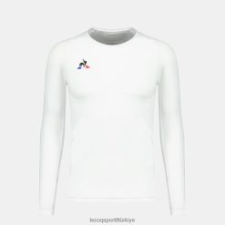 Le Coq Sportif Türkiye - Le Coq Sportif uzun kollu tişört beyaz erkekler 0J64V8197 giyim